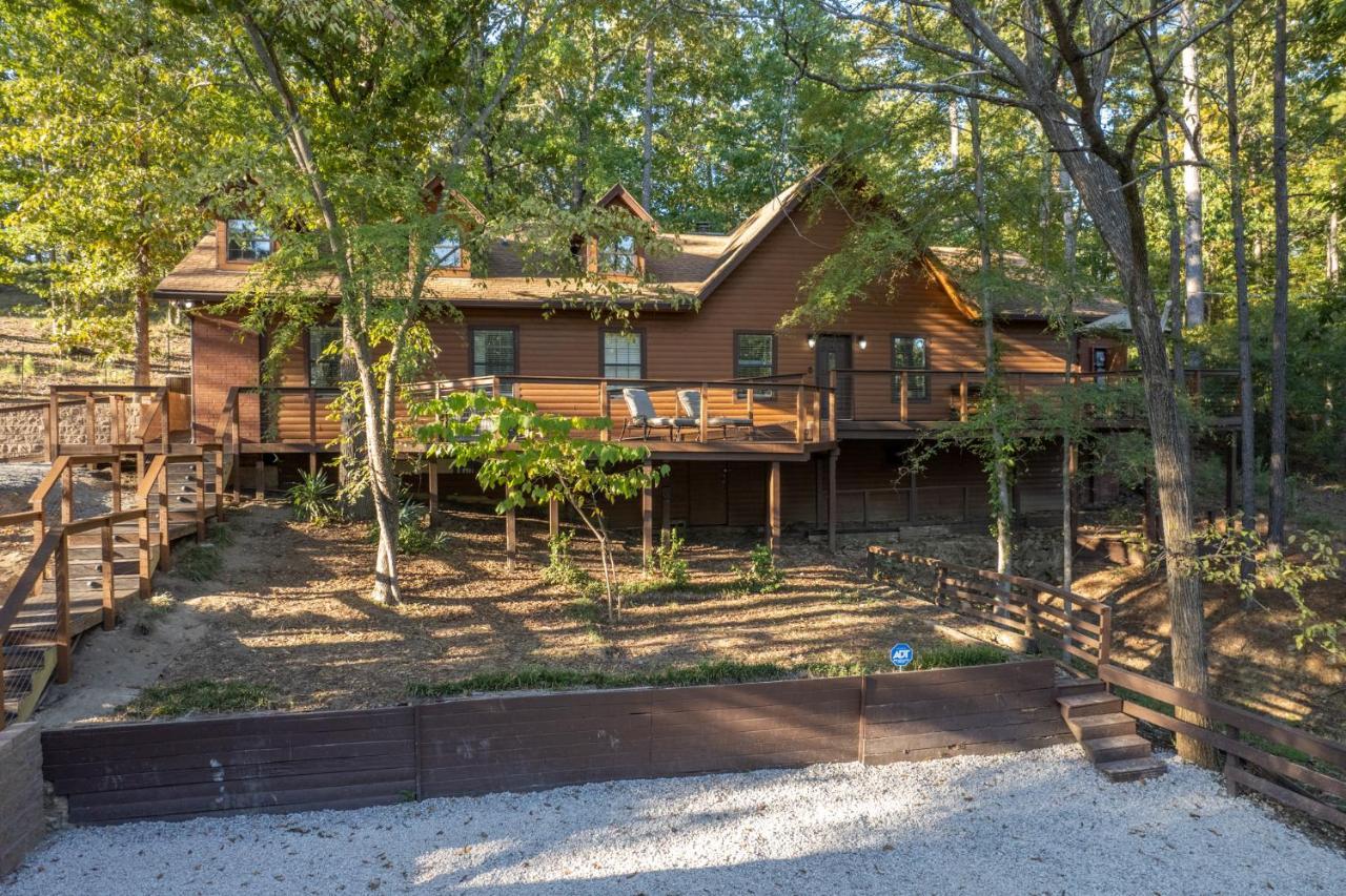 Luxury Rock Creek Cabin W Deck By Lake Hamilton Hot Springs Eksteriør billede